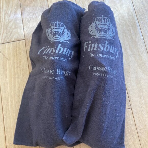 Finsbury Size US10/UK9/EU43 Brown Leather Oxford Dress Shoes Men - Picture 9 of 10